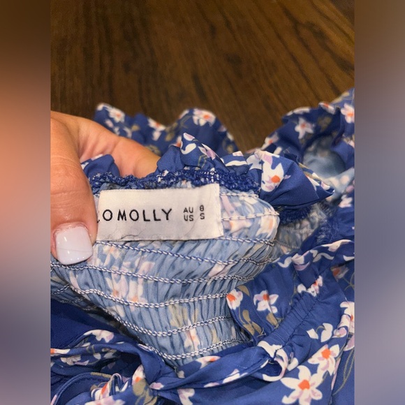 Hello Molly Blue Floral Mini Dress - Picture 7 of 8